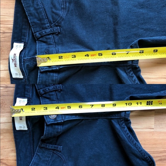 Hollister Skinny Jeans Size 26 3R Dark Blue - Picture 11 of 11